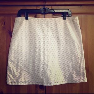 Joe Fresh Eyelet Skirt with pockets